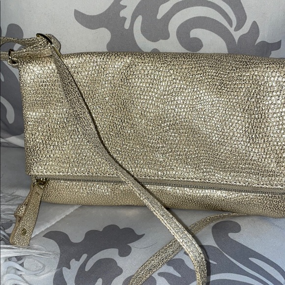 Nine west metallic gold crossbody - Picture 2 of 5